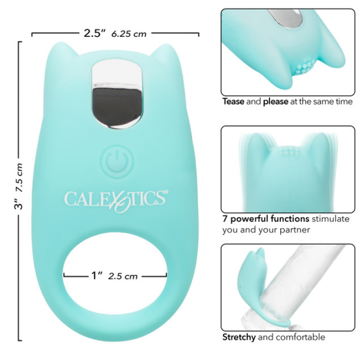 California Exotics Dual Exciter Enhancer Anillo Estimulador Silicona