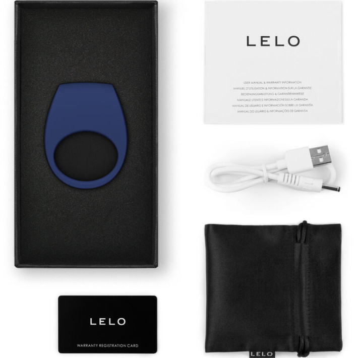 Lelo Tor 3 Anillo Vibrador Azul