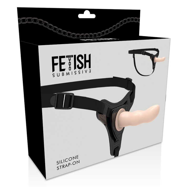 Fetish Submissive Harness Silicona Flesh G-spot 12.5 cm