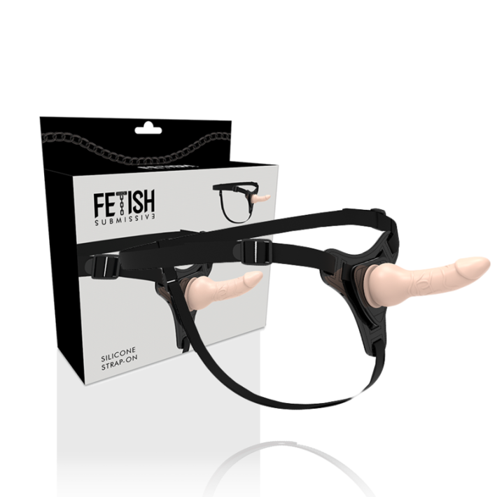 Fetish Submissive Harness Silicona Flesh Realistic 16 cm