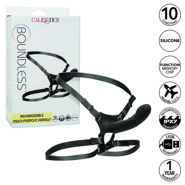 Calexotics Boundless Arnes Recargable Multiposición