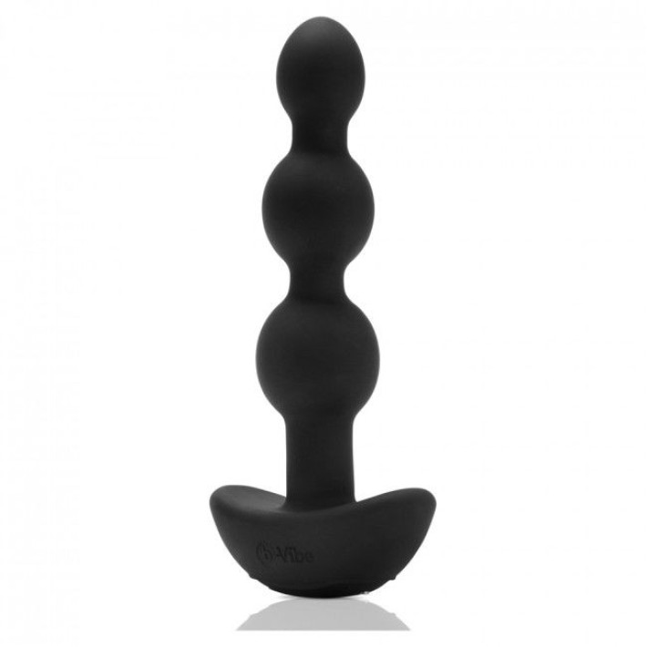 B-vibe Triplet Anal Control Remoto Beads Negro