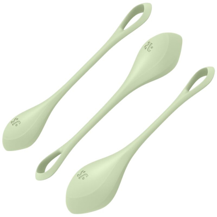 Satisfyer Yoni Power 2 Kit de Entrenamiento Verde