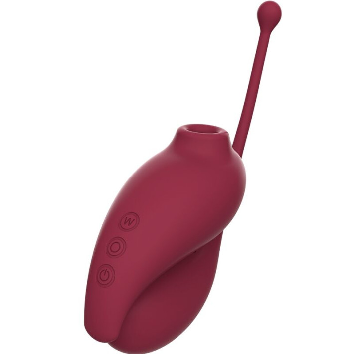 Adrien Lastic Inspiration Succionador Clitoris + Huevo Vibrador Rojo