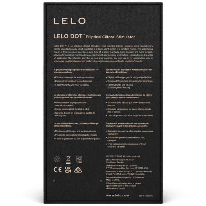 Lelo Dot Estimulador de Clítoris Lila