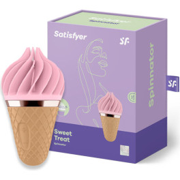 Satisfyer Sweet Treat Spinnator Marron y Rosa