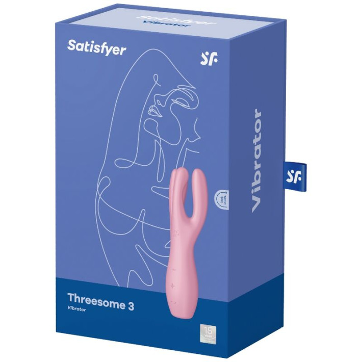 Satisfyer Threesome 3 Vibrador Rosa