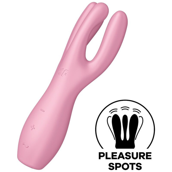 Satisfyer Threesome 3 Vibrador Rosa