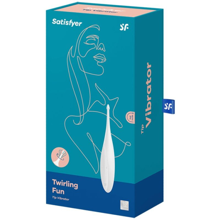 Satisfyer Twirling Fun Estimulador Clitoris Blanco