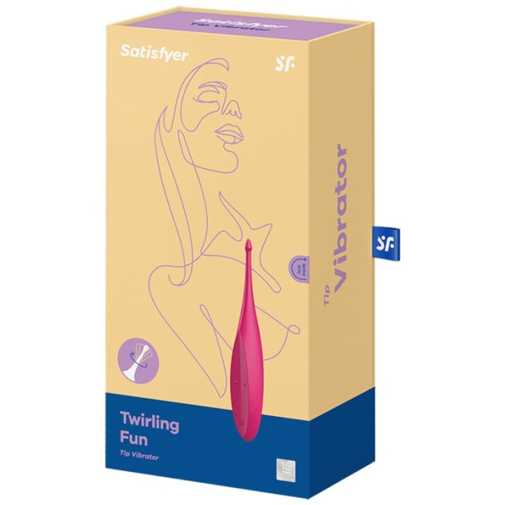 Satisfyer Twirling Fun Estimulador Clitoris Rosa