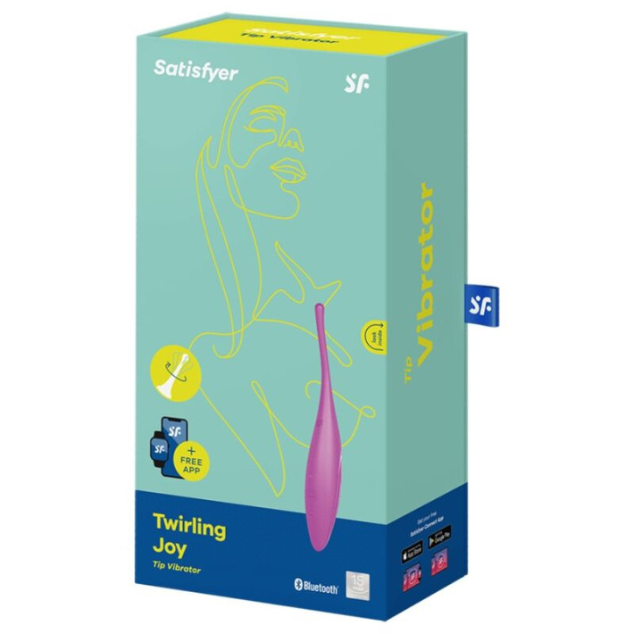 Satisfyer Twirling Joy Estimulador Clitoris Fucsia