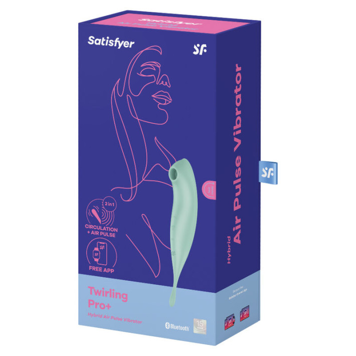 Satisfyer Twirling Pro+ Estimulador y Vibrador Verde