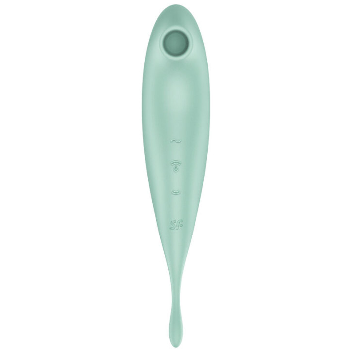 Satisfyer Twirling Pro+ Estimulador y Vibrador Verde