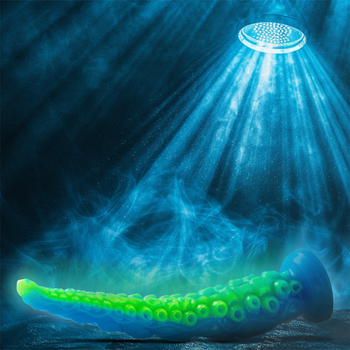 Epic Scylla Dildo Tentáculo Fino Fluorescente Grande