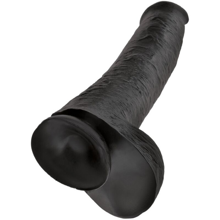 King Cock Pene Realistico con Testiculos 34.2 cm Negro