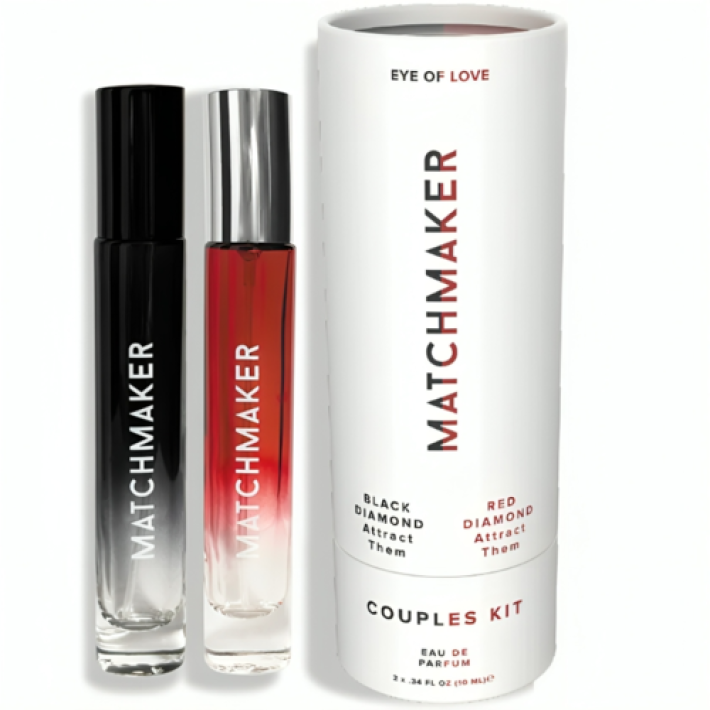 Eye of Love Matchmaker Black y Red Diamond Kit Parejas 10 ml