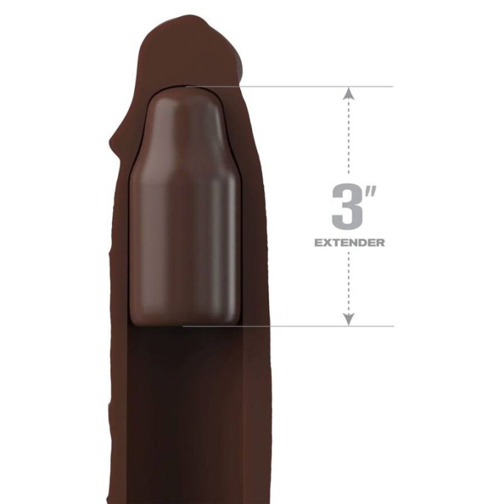 Fantasy X- Tensions Sleeve 22,86 cm + 7,62 cm Plug Brown