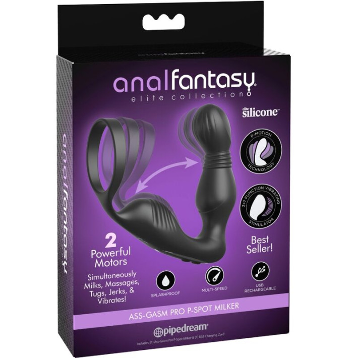 Anal Fantasy Masajeador Prostatico Vibrador Recargable