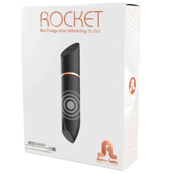 Adrien Lastic Rocket Bala Recargable Negro