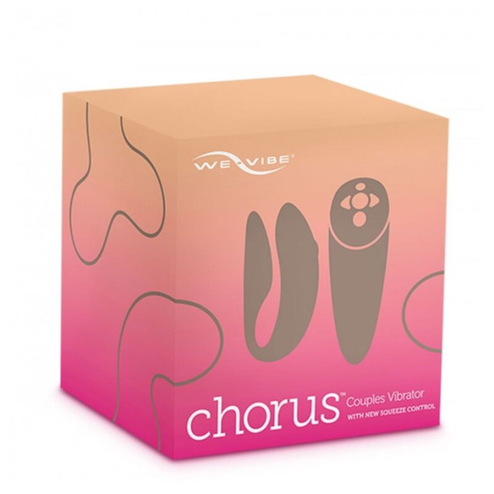 We-Vibe Chorus Vibrador Parejas Squeeze Rosa