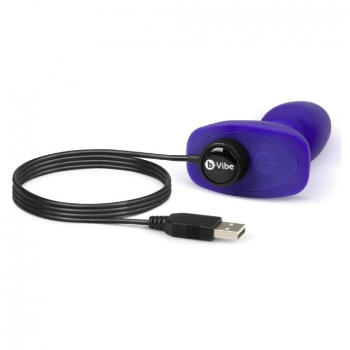 B-vibe Rimming Control Remoto Anal Plug Petite Lila