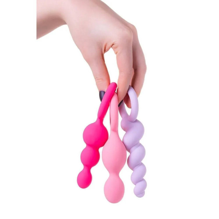 Satisfyer Booty Call Anal Plugs Set Tricolor