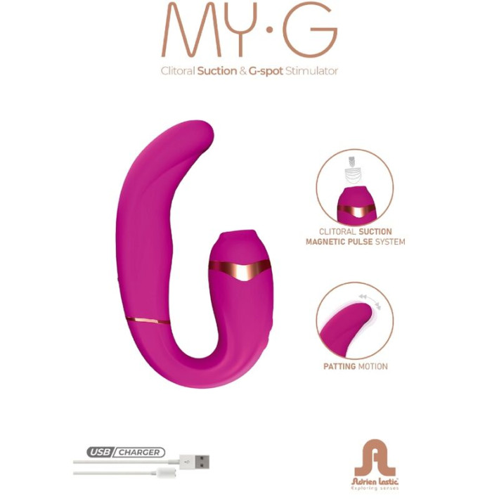 Adrien Lastic My-G Succionador Clitoris y Estimulador G-Spot Rosa