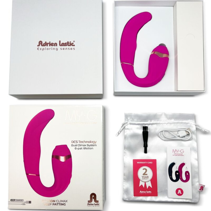 Adrien Lastic My-G Succionador Clitoris y Estimulador G-Spot Rosa