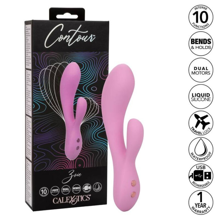 California Exotics Contour Zoie Rosa