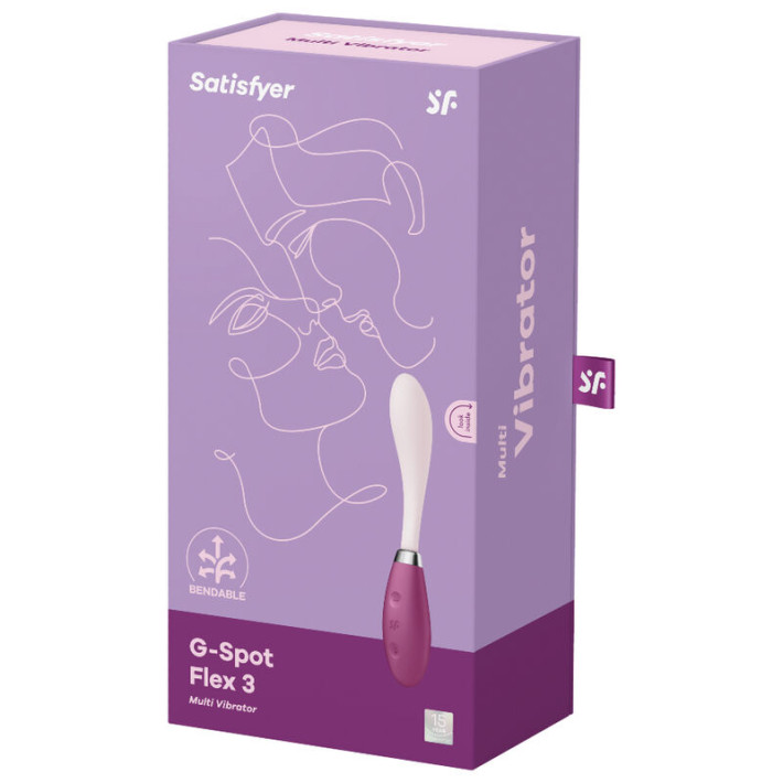 Satisfyer G-Spot Flex 3 Multi Vibrador Rojo