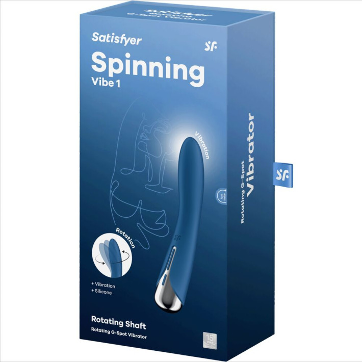 Satisfyer Spinning Vibe 1 Vibrador Rotador G-Spot Azul