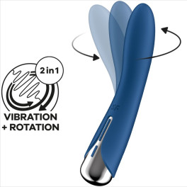 Satisfyer Spinning Vibe 1 Vibrador Rotador G-Spot Azul