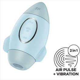 Satisfyer Mission Control Azul Vibrador Pequeño