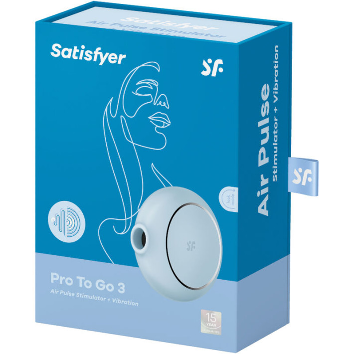 Satisfyer Pro To Go 3 Estimulador Azul