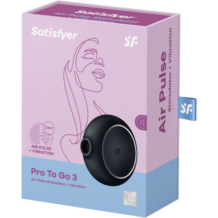 Satisfyer Pro To Go 3 Estimulador Negro