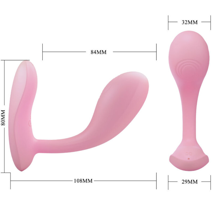 Pretty Love Baird G-spot 12 Vibraciones Rosa